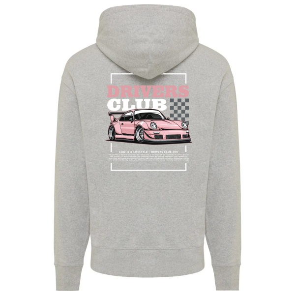 LOW iS A LiFESTYLE® DRIVERS CLUB Hoodie grey RWB